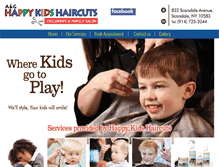 Tablet Screenshot of happykidscuts.com
